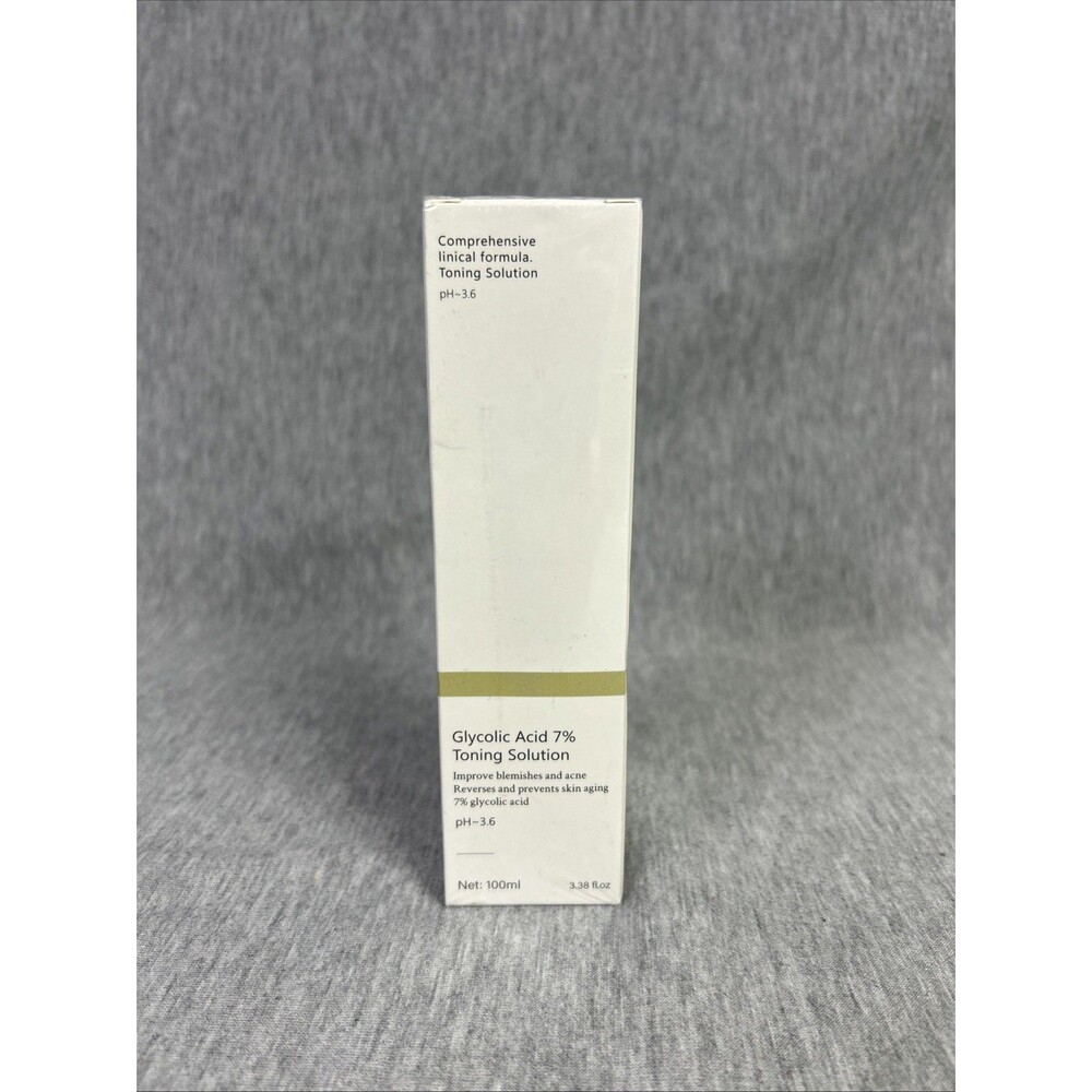 Glycolic Acid 7% Toning Solution. 100 ml 3.38 fl oz - Sealed,  READ For Exp Date